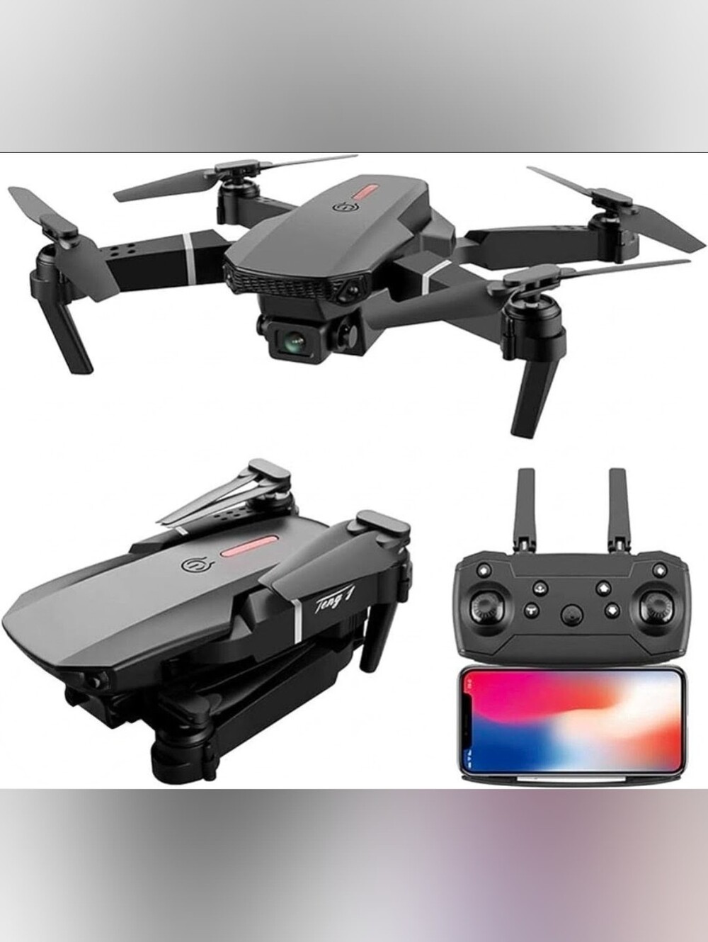 SMS Foldable Drone with Obstacle Avoidance